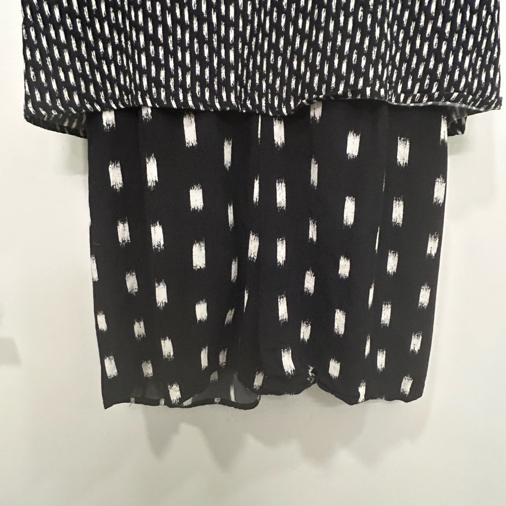 Madewell Multi Pattern Short Romper With Open Bac… - image 6